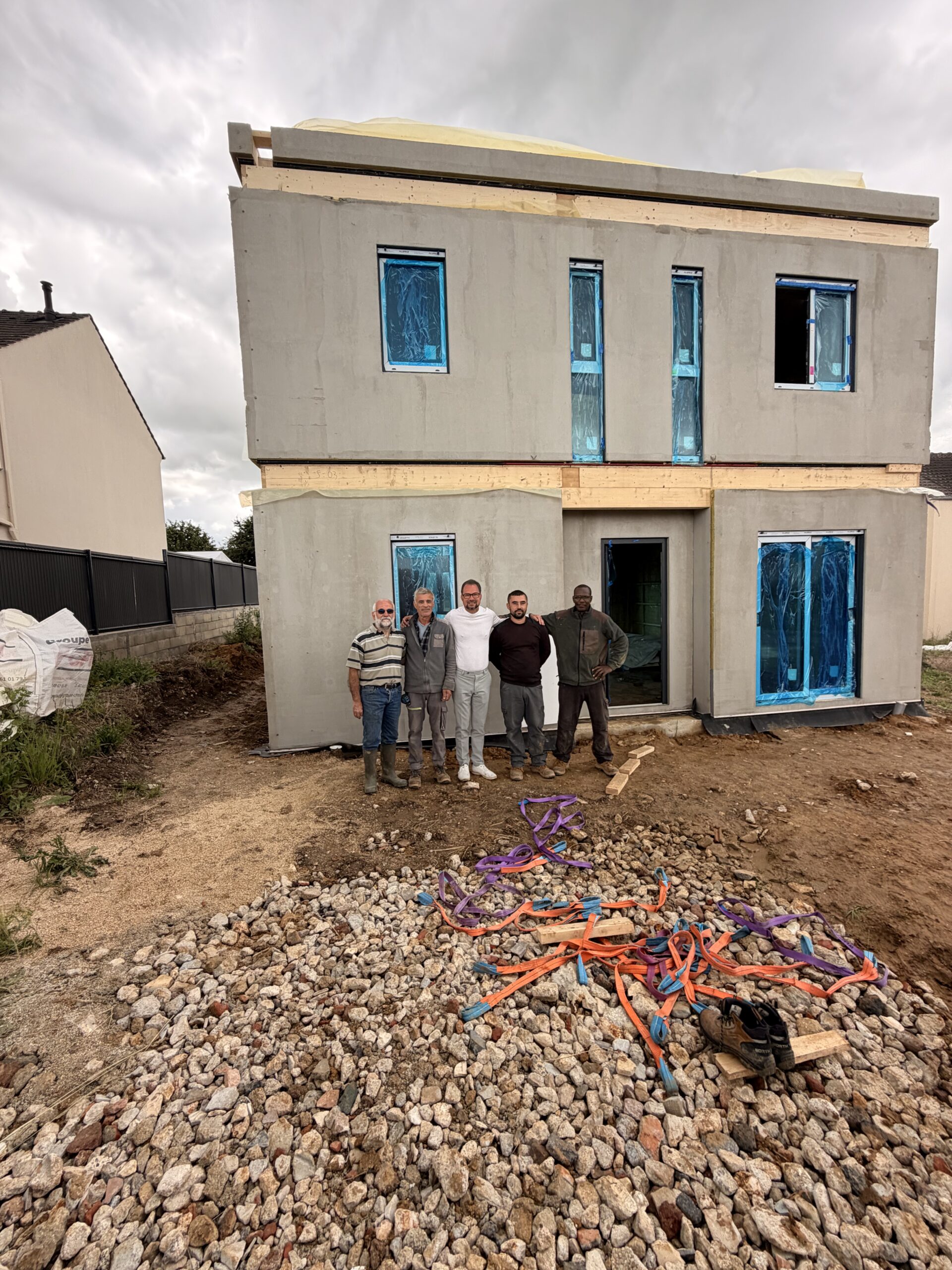 maison préfabriquée ossature bois oissery